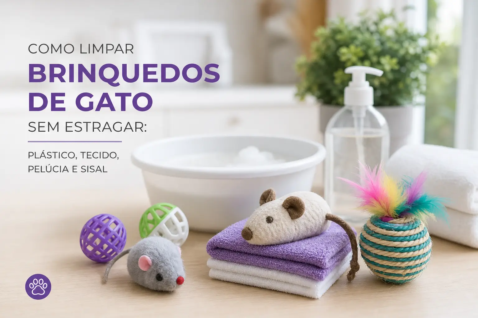 Ambiente doméstico com brinquedos infantis e gato de pelúcia em 2026